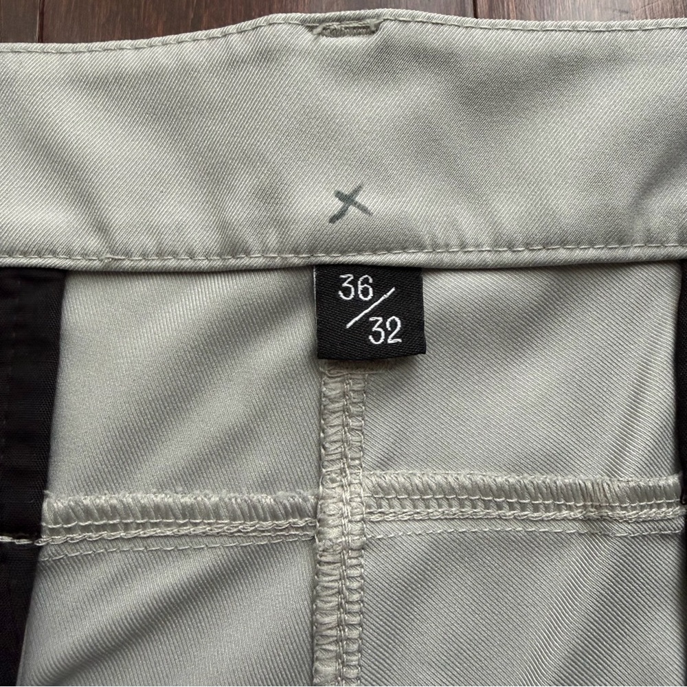 Public Rec Men's Dealmaker Chino+ Pants Size 36x32 Gray Travel Golf Work Casual - Picture 11 of 13